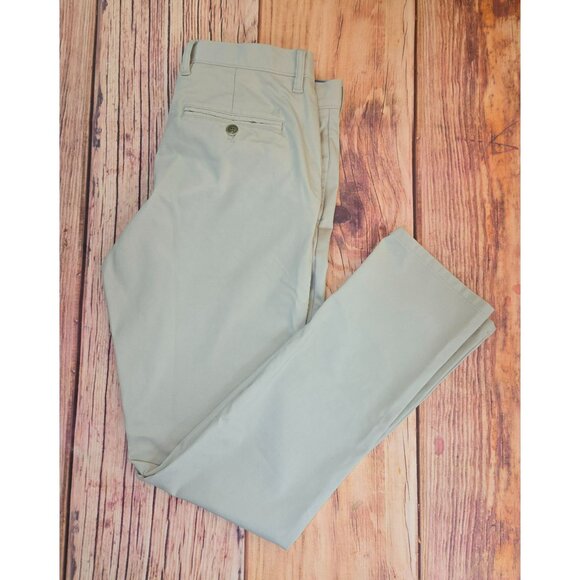 Johnnie-O Men's Khaki Stretch Performance Pants 30x30 Cotton Blend - Picture 3 of 8